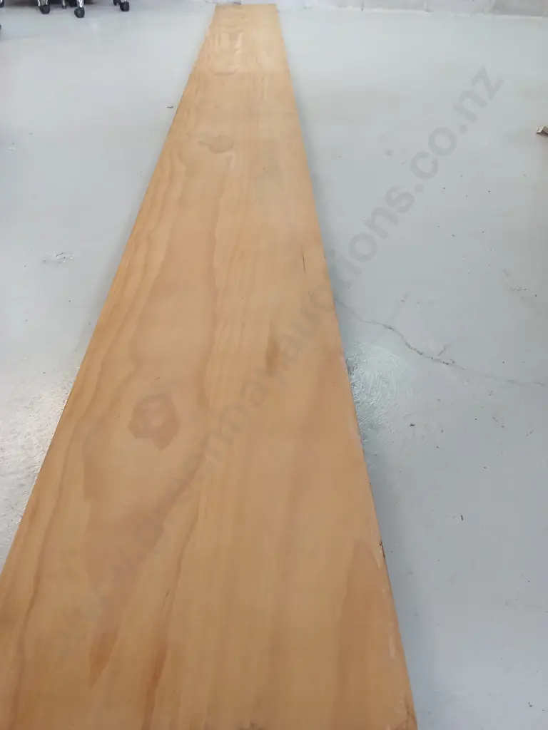 LARGE DRESSED PINE SHELF, 406CM X 38CM X 4.5CM Image 1++