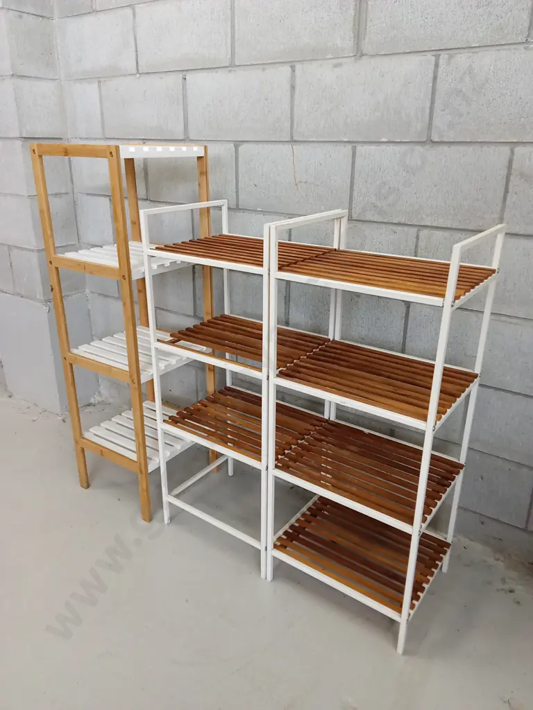 SHELVING UNITS, H 110CM X W 33CM X D 34CM Image 1++