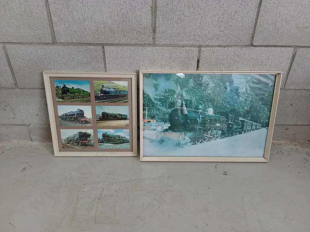 FRAMED NZ TRAIN KINGSTON FLYERS, 60CM X 43CM Image 1++