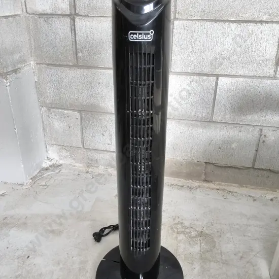 CELSIUS STANDING TOWER FAN, WORKING