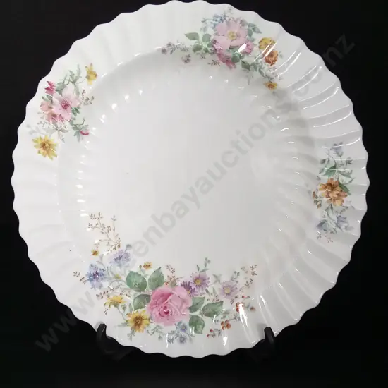 VINTAGE ROYAL DOULTON ARCADIA FINE BONE CHINA PLATE DIA 36CM
