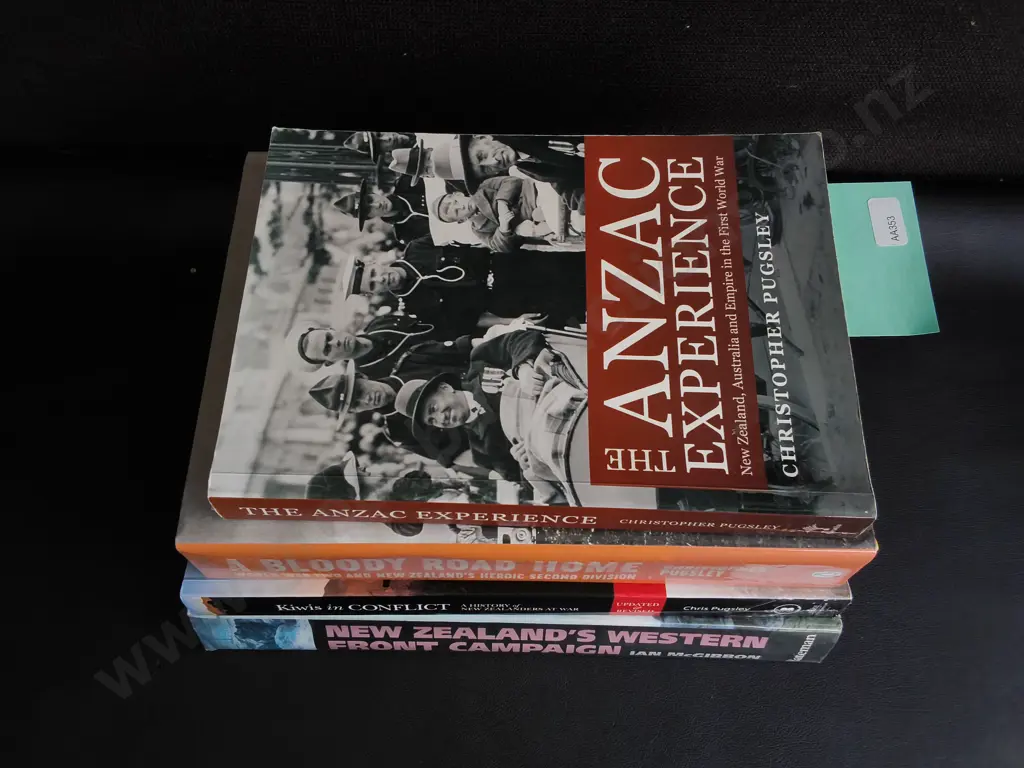 4 BOOKS ON NZ HISTORY Image 1++