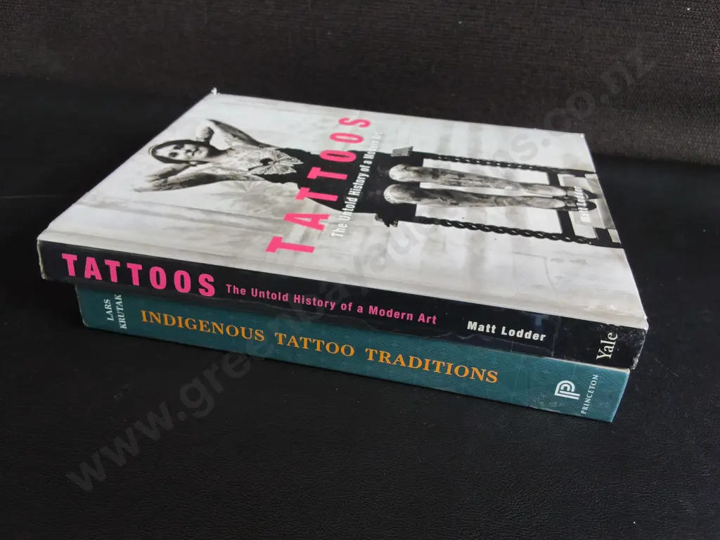 PAIR OF BOOKS ON TATTOOS Image 1++