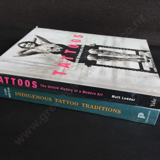 PAIR OF BOOKS ON TATTOOS
