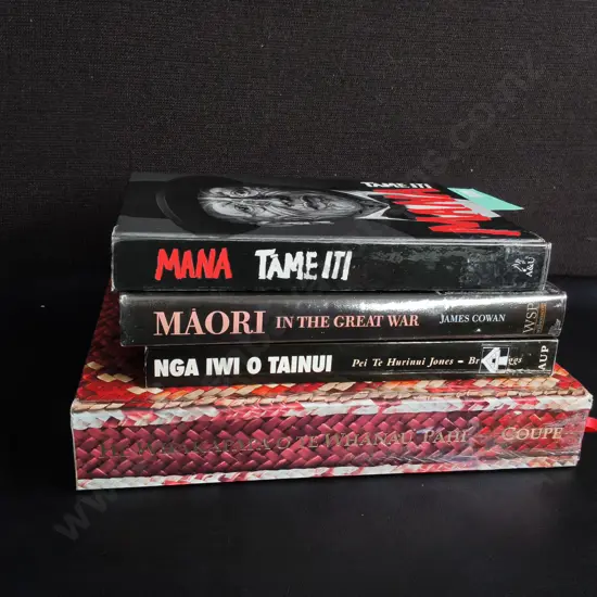 4 BOOKS ON MĀORI HISTORY AND CULTURE