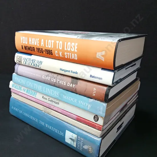 8 NEW ZEALAND BOOKS