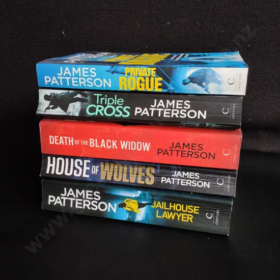 5 JAMES PATTERSON BOOKS