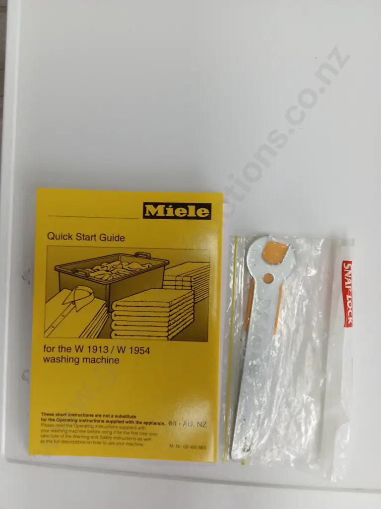 MIELE W 1913 WASHING MACHINE, H 85CM X W 60CM X D 62CM Image 1++