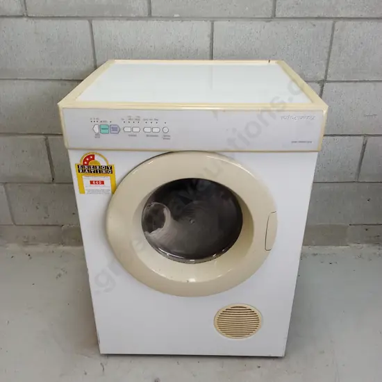 FISHER & PAYKEL MULTI-TEMP AUTO SENSING DRYER, H 80CM X W 57CM X D 57CM