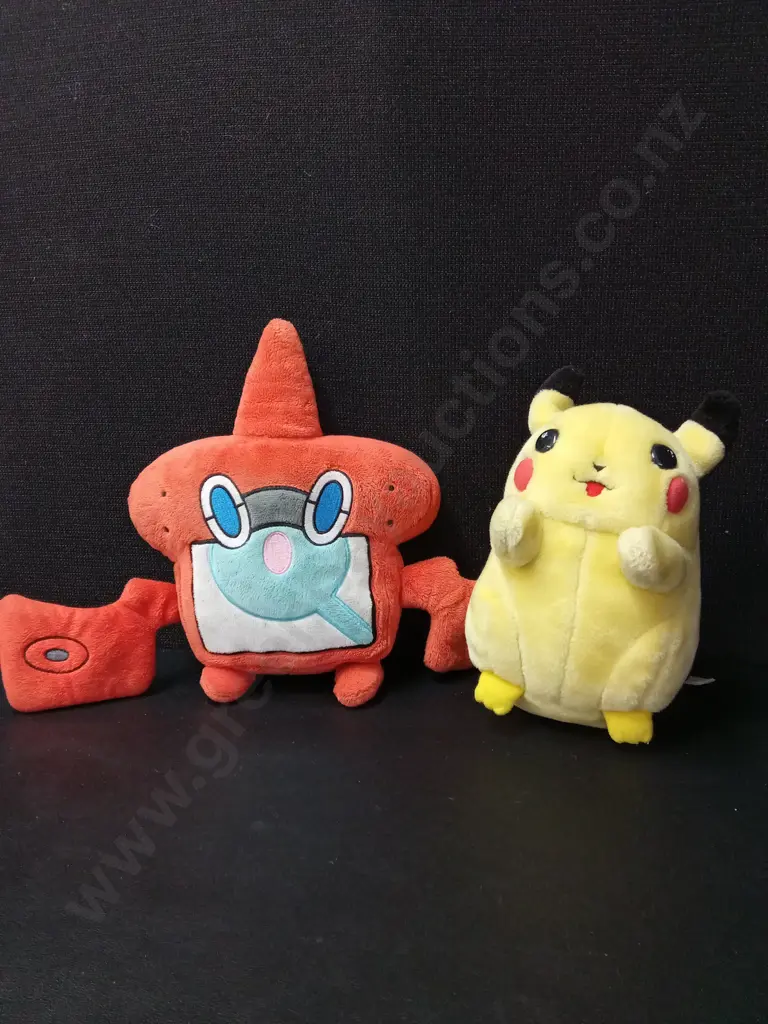 2 POKEMON TEDDYS H25CM Image 1++