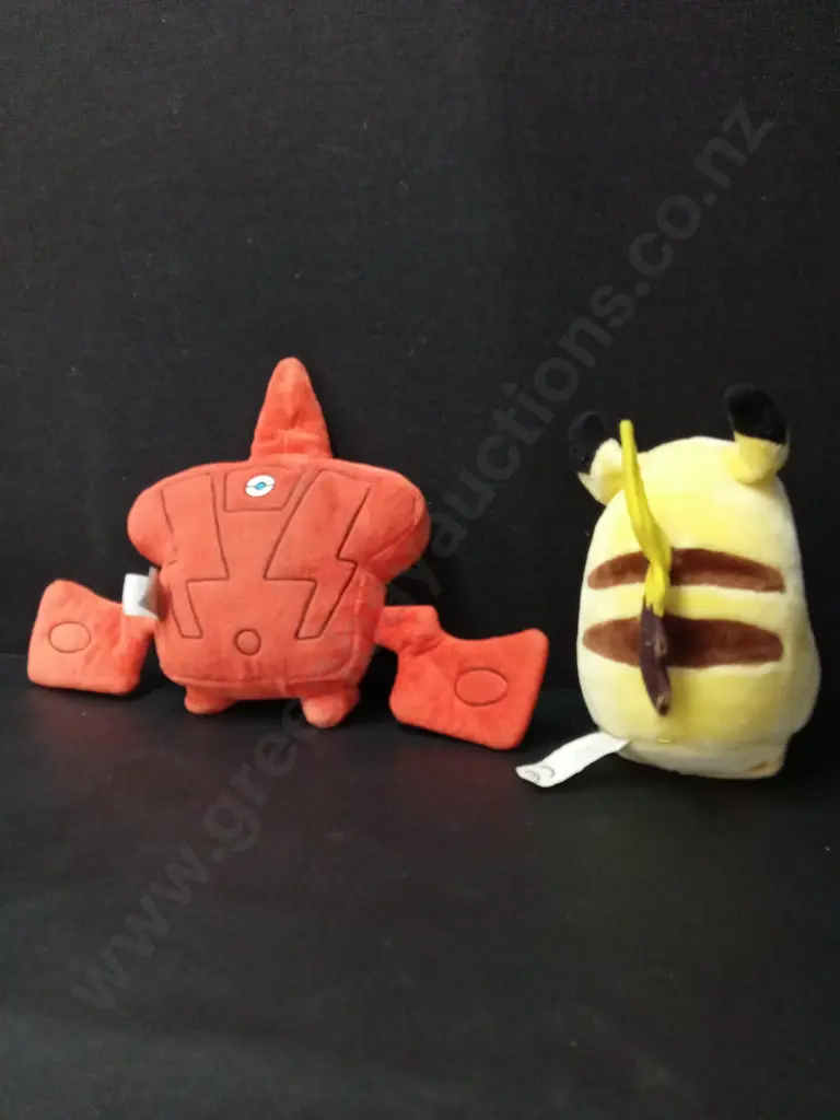 2 POKEMON TEDDYS H25CM Image 1++
