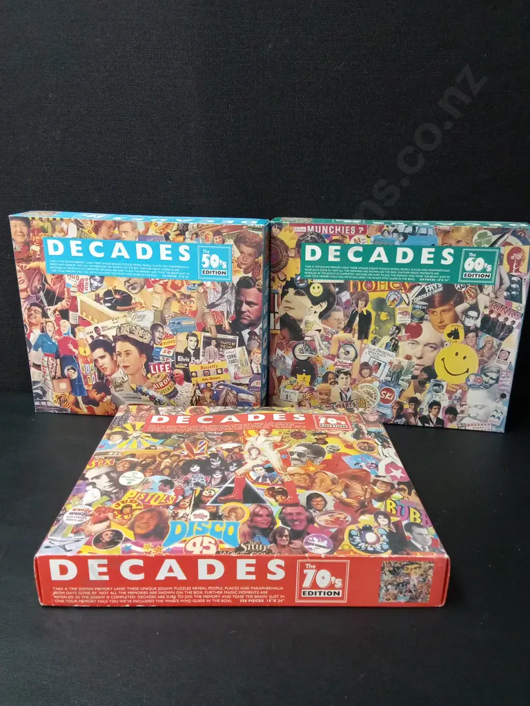 3 DECADE JIGSAWS Image 1++