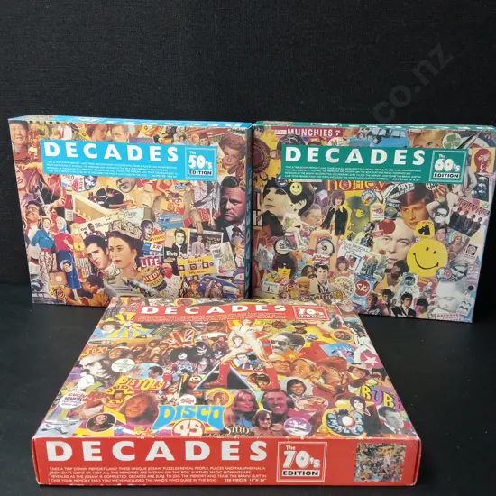 3 DECADE JIGSAWS