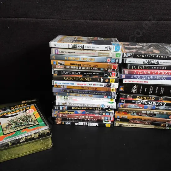 COLLECTION OF DVDS
