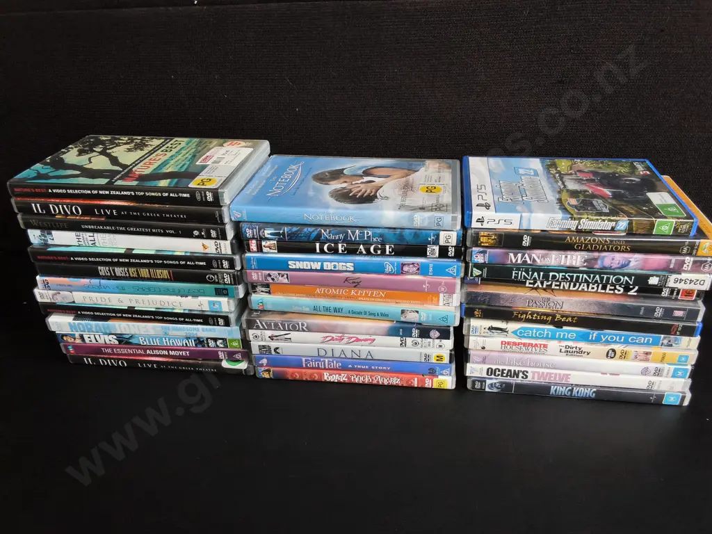 COLLECTION OF DVDS Image 1++