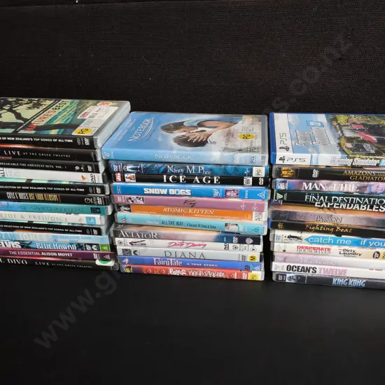 COLLECTION OF DVDS