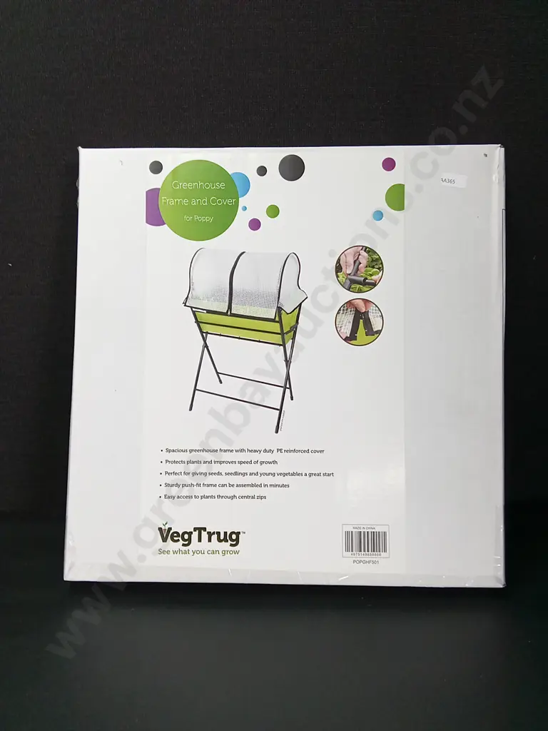BRAND NEW VEGTRUG GREENHOUSE FRAME AND COVER FOR POPPY Image 1++