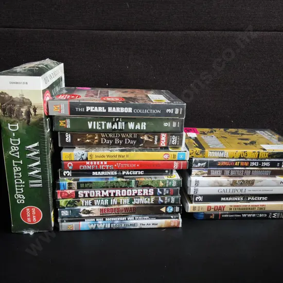 COLLECTION OF DVDS