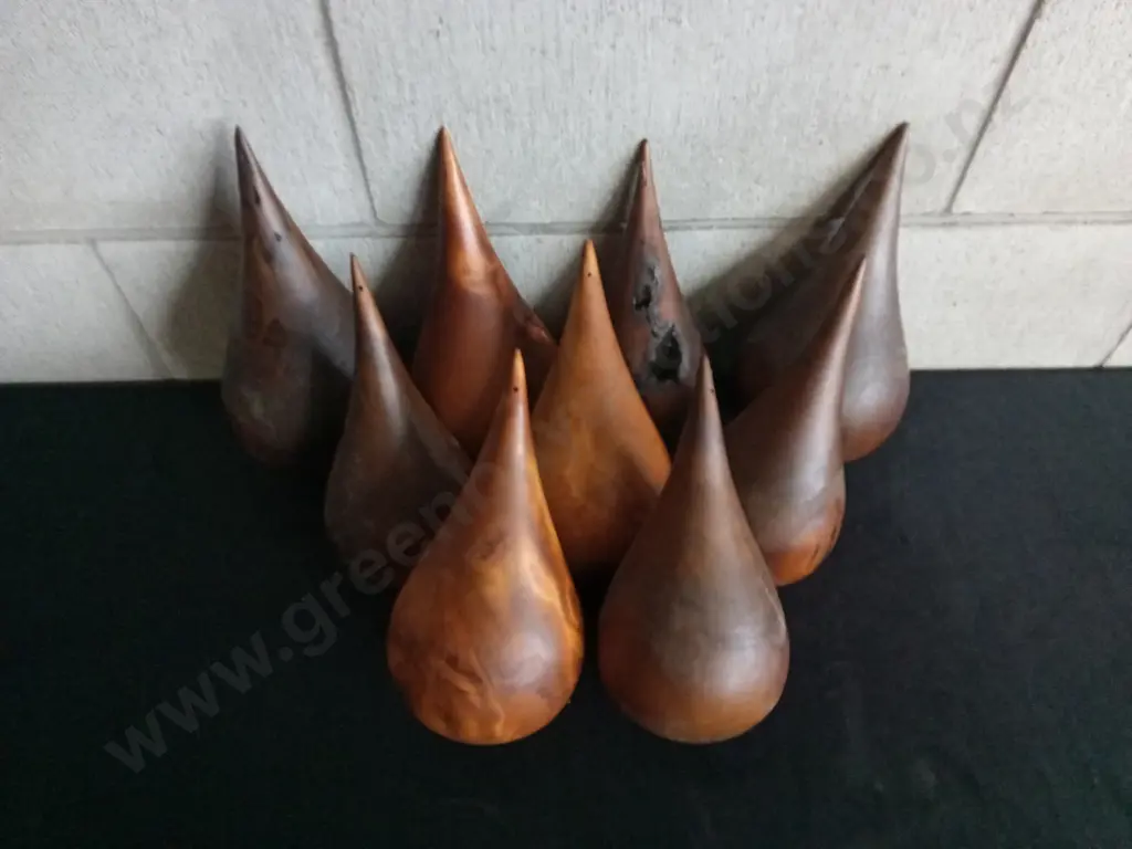 VINTAGE LONGLINE FISHING FLOATS, TRADITIONALLY HAND TURNED FROM WOOD Image 1++