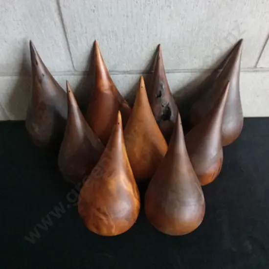 VINTAGE LONGLINE FISHING FLOATS, TRADITIONALLY HAND TURNED FROM WOOD