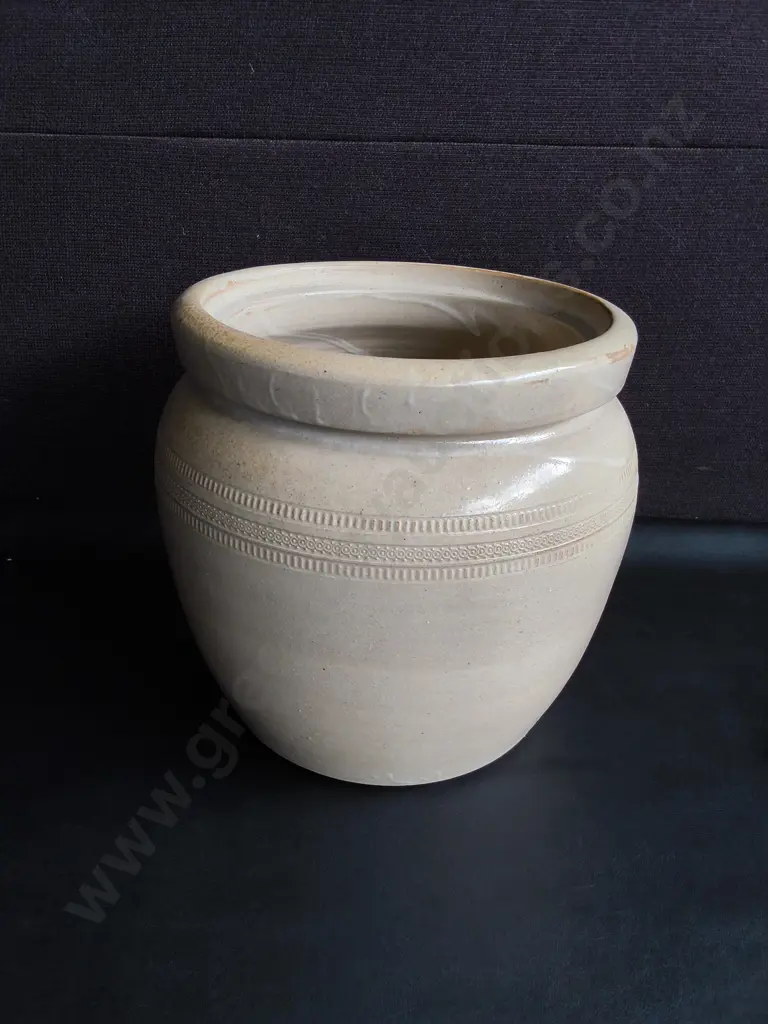GLAZED CERAMIC PLANT POT, H 26 CM Image 1++
