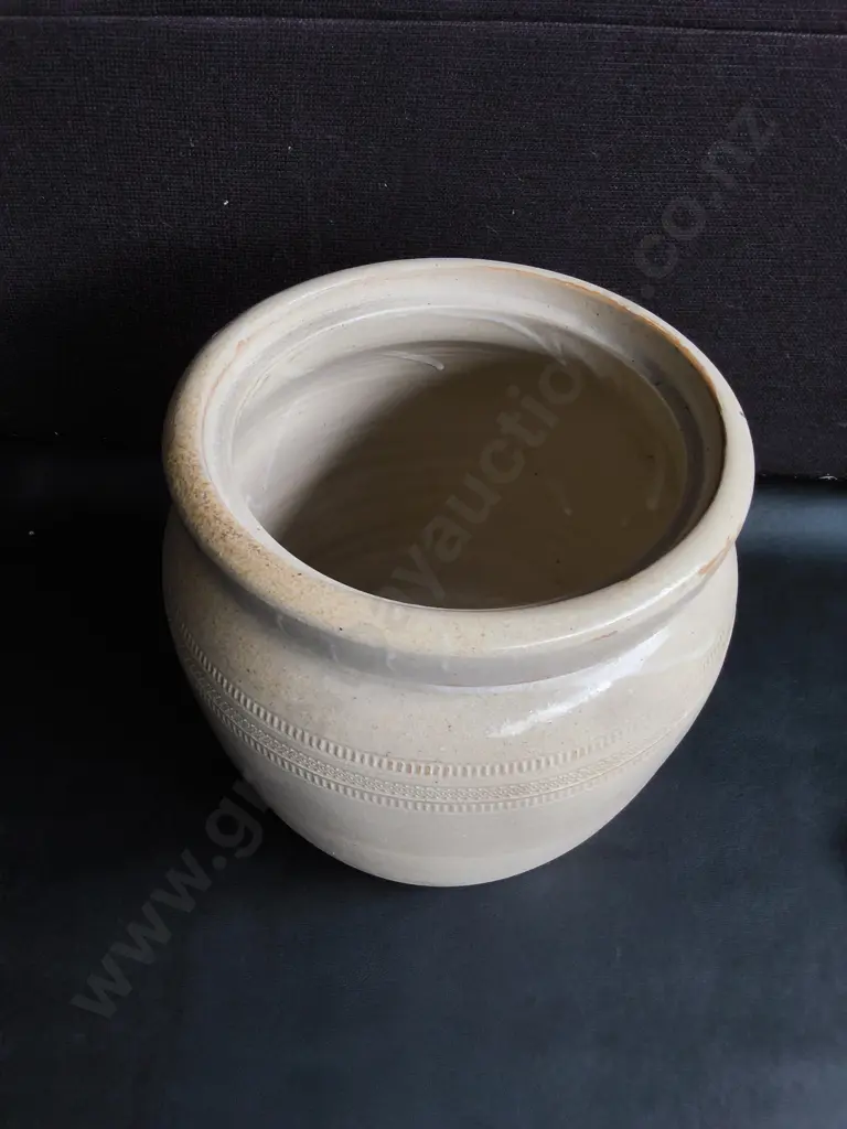 GLAZED CERAMIC PLANT POT, H 26 CM Image 1++