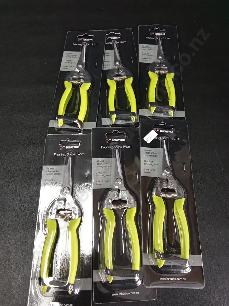 6 BRAND NEW TAKASHO PRUNING SNIPS 19CM Image 1++