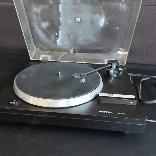 VINTAGE ROTEL RP-850 TURNTABLE, NO STYLUS, SWITCH FAULTY