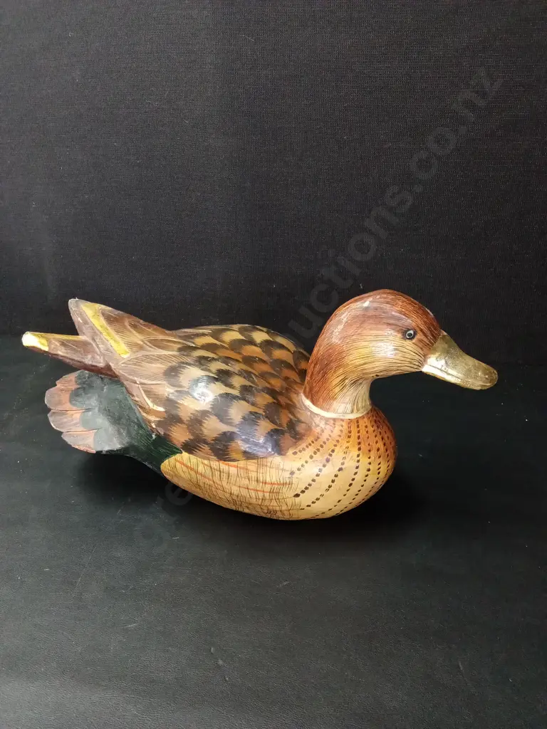 WOODEN DUCKS FIGURE L42CM H20CM Image 1++