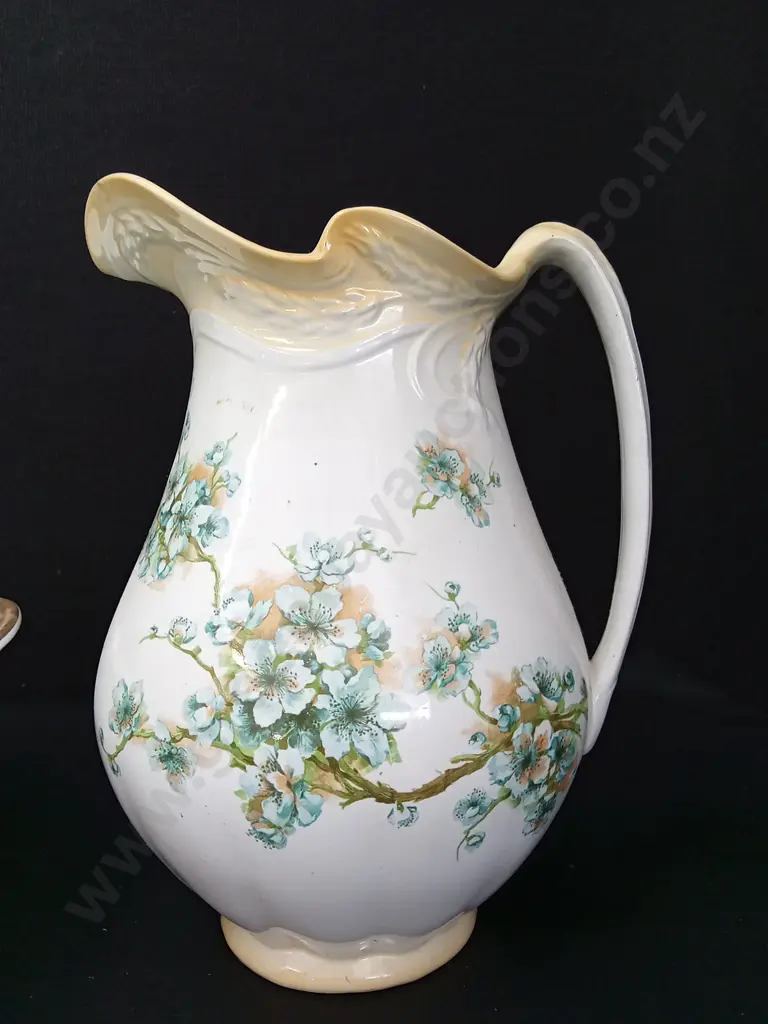 VINTAGE VASE H31CM AND BOWL D39CM Image 1++