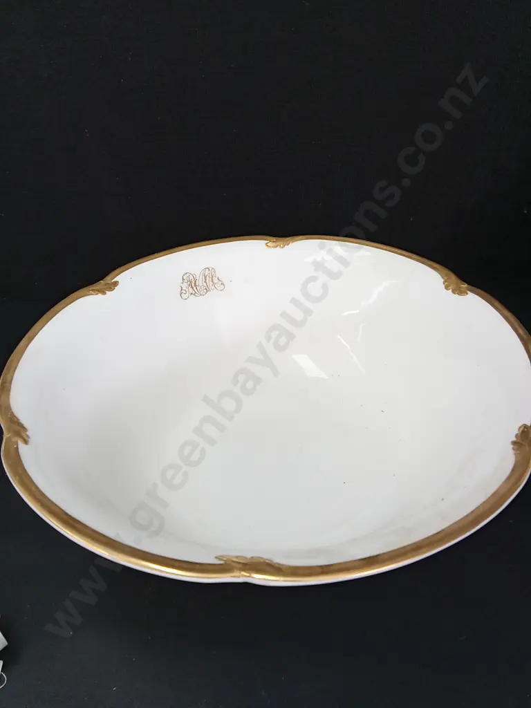 VINTAGE VASE H31CM AND BOWL D39CM Image 1++