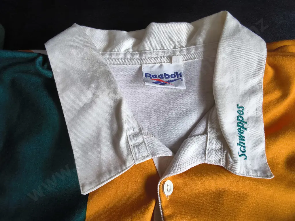 NIKE SOUTH AFRICA RUGBY JERSEY SIZE XL, AND REEBOK AUSTRALIA RUGBY JERSEY SIZE XL Image 1++