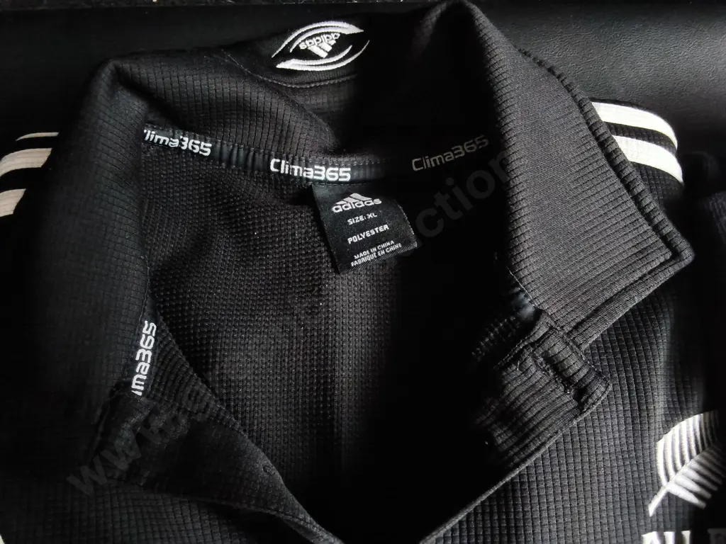 PAIR OF ALL BLACKS JERSEYS, ADIDAS SIZE XL, AND CANTERBURY 46" Image 1++