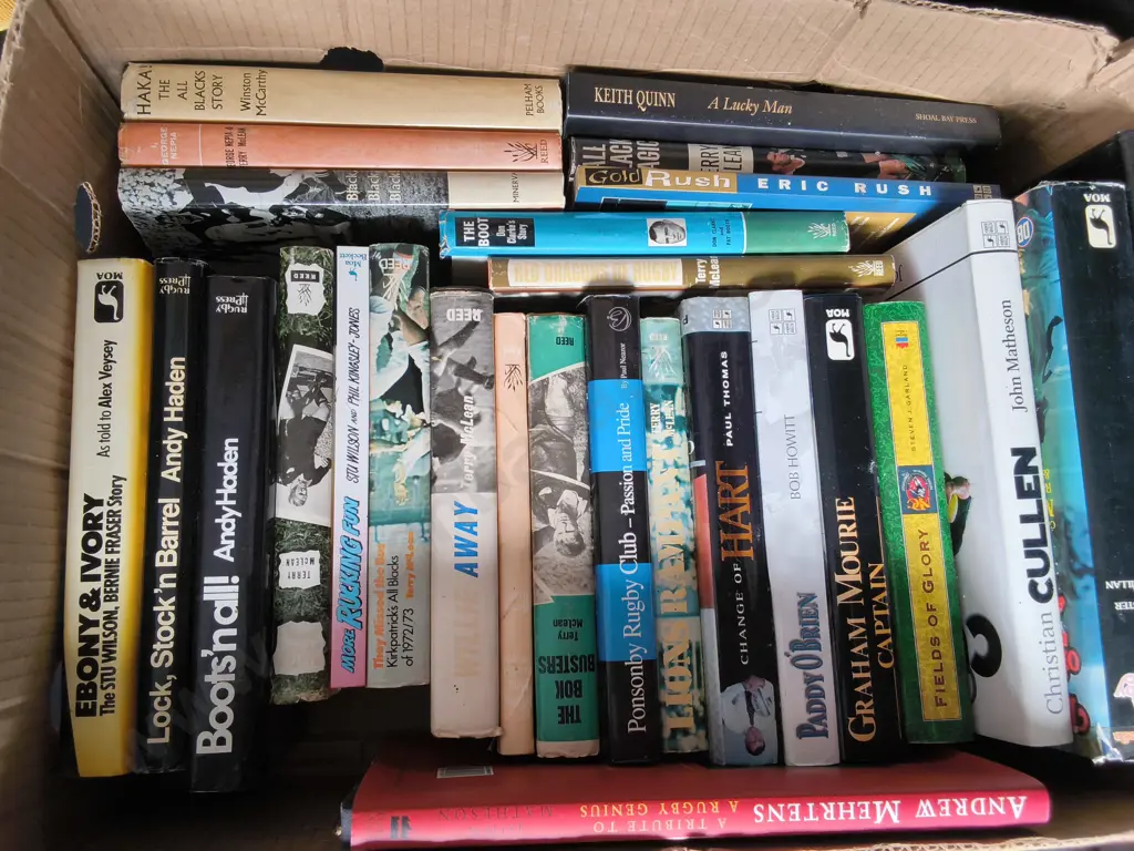 COLLECTION OF RUGBY BOOKS Image 1++