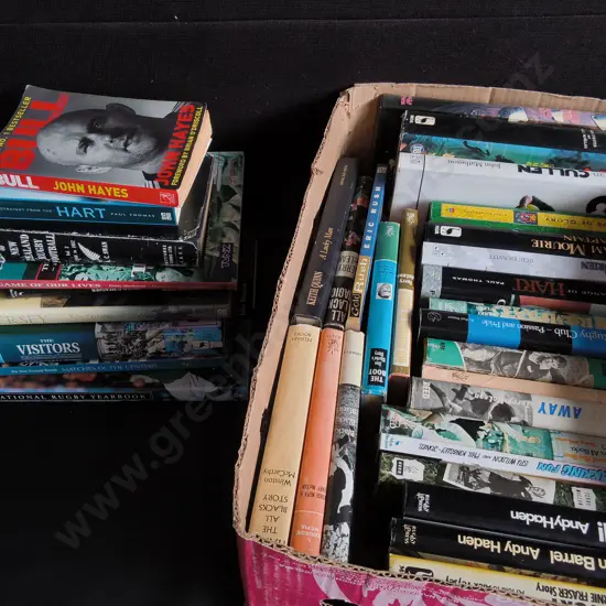 COLLECTION OF RUGBY BOOKS