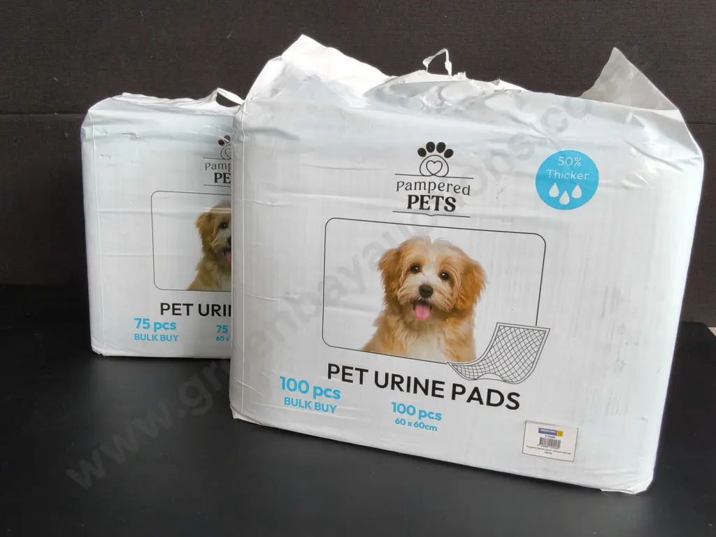 PET ITEMS, INCLUDING BRAND NEW PACKS OF URINE PADS AND CLUMPING LITTER Image 1++