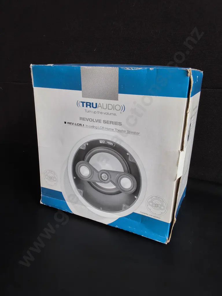TRUAUDIO REVOLVE SERIES LCR HOME THEATER SPEAKER BOXED Image 1++