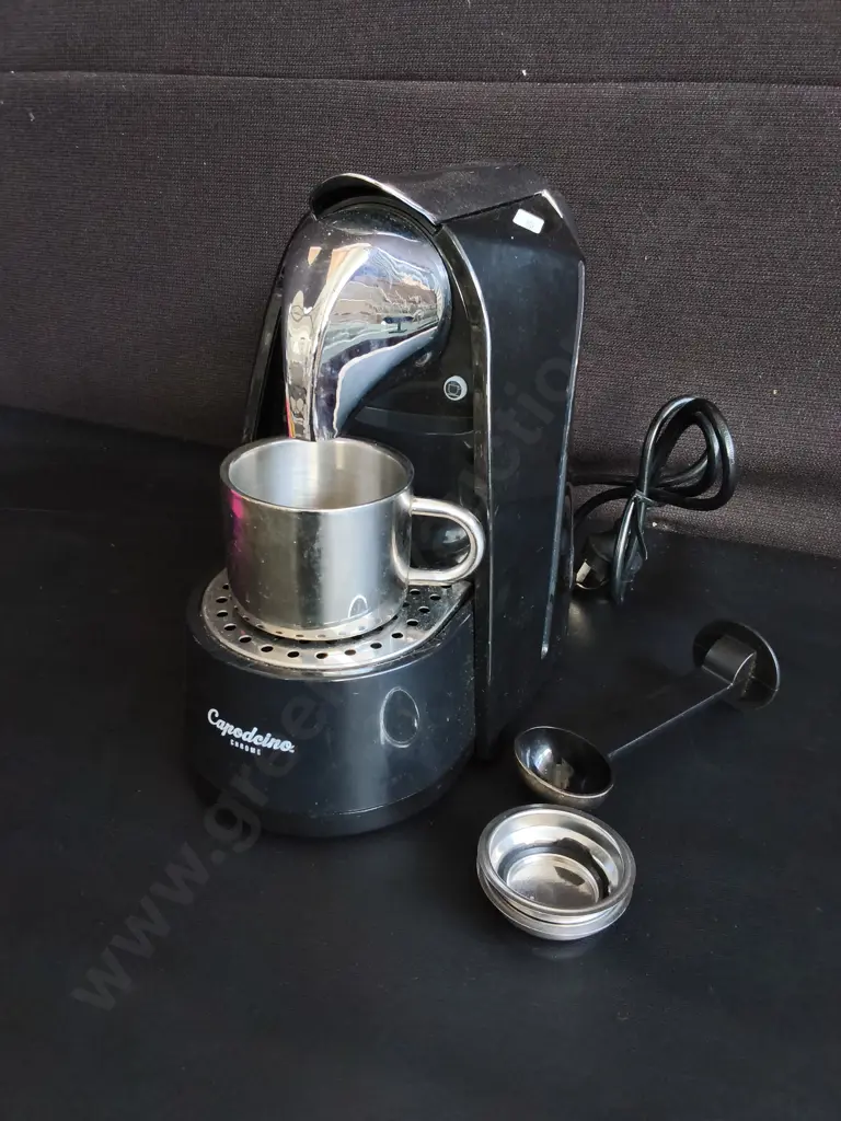 CAPODCINO CHROME CAPSULE COFFEE MACHINE Image 1++