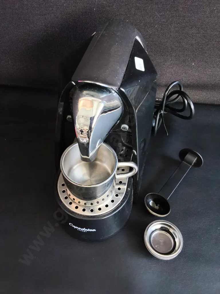 CAPODCINO CHROME CAPSULE COFFEE MACHINE Image 1++