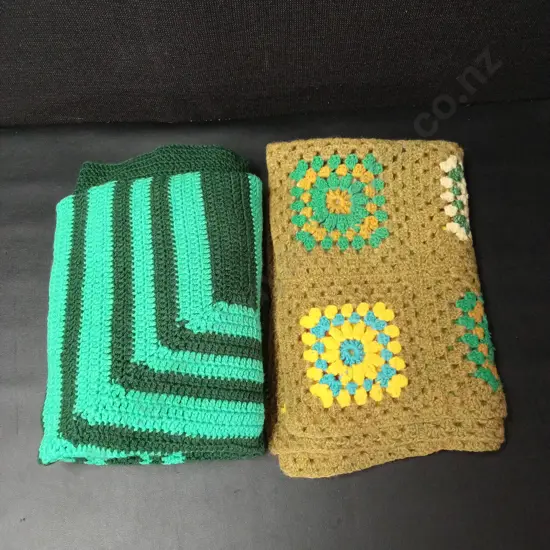 2 CROCHET BLANKETS