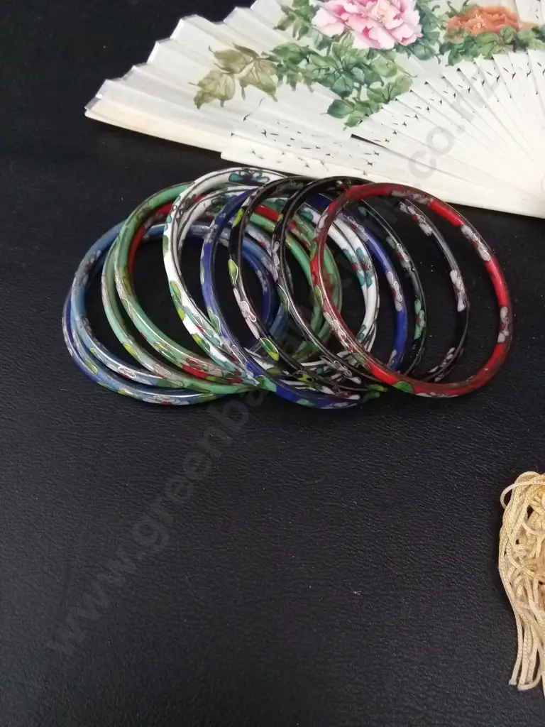 ASSORTED JEWELLERY AND A FAN Image 1++