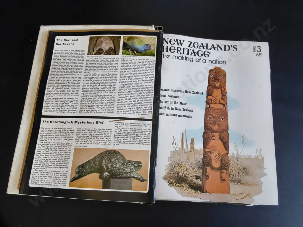 VINTAGE NEW ZEALAND'S HERITAGE BINDERS VOL 1-5 Image 1++
