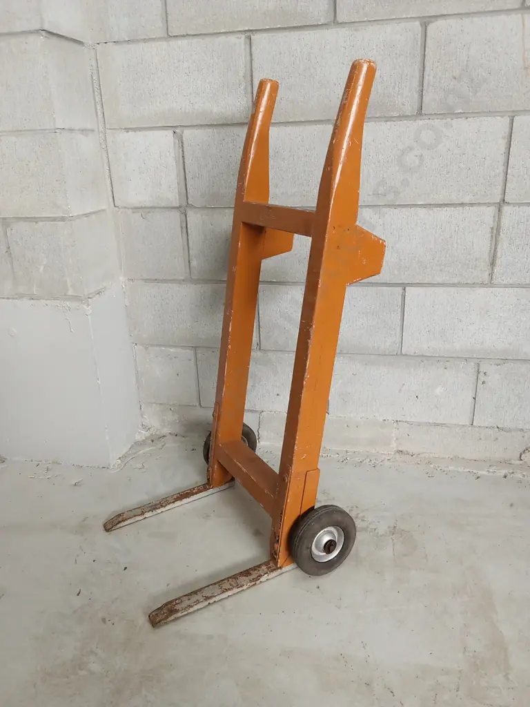 VINTAGE HAND TROLLEY, H 100CM Image 1++