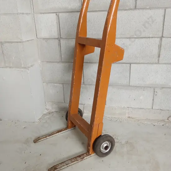 VINTAGE HAND TROLLEY, H 100CM