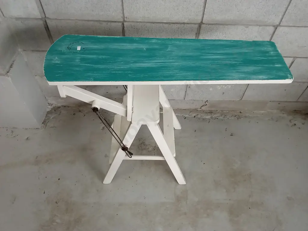 VINTAGE FOLDING WOODEN TABLE, H 80CM X W 94CM X D 41CM Image 1++