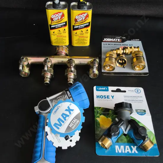 6 PIECES BRAND NEW GARDEN ITEMS AND MAINTENENCE PRODUCTS