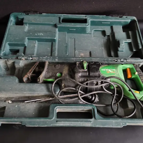 CORDED HITACHI RECIPROCATING SAW IN CARRYING CASE