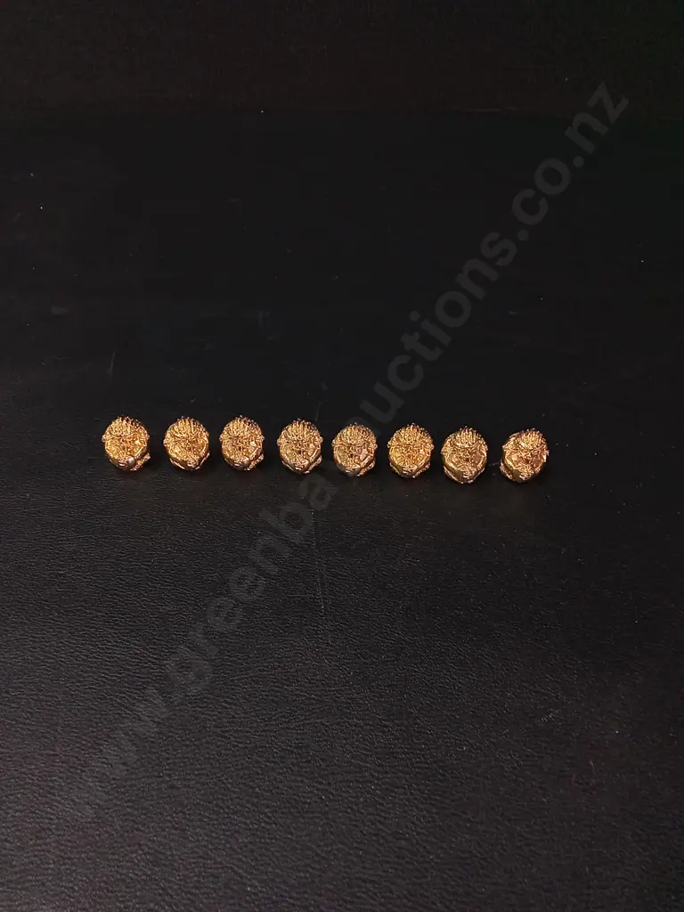 8 GOLD COLOURED THAI SACRED AMULETS H2CM Image 1++