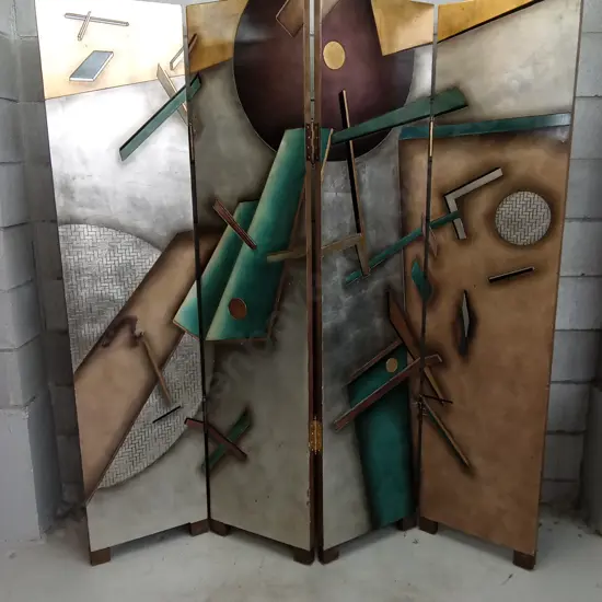 PRIVACY SCREEN, H 177CM X 164CM