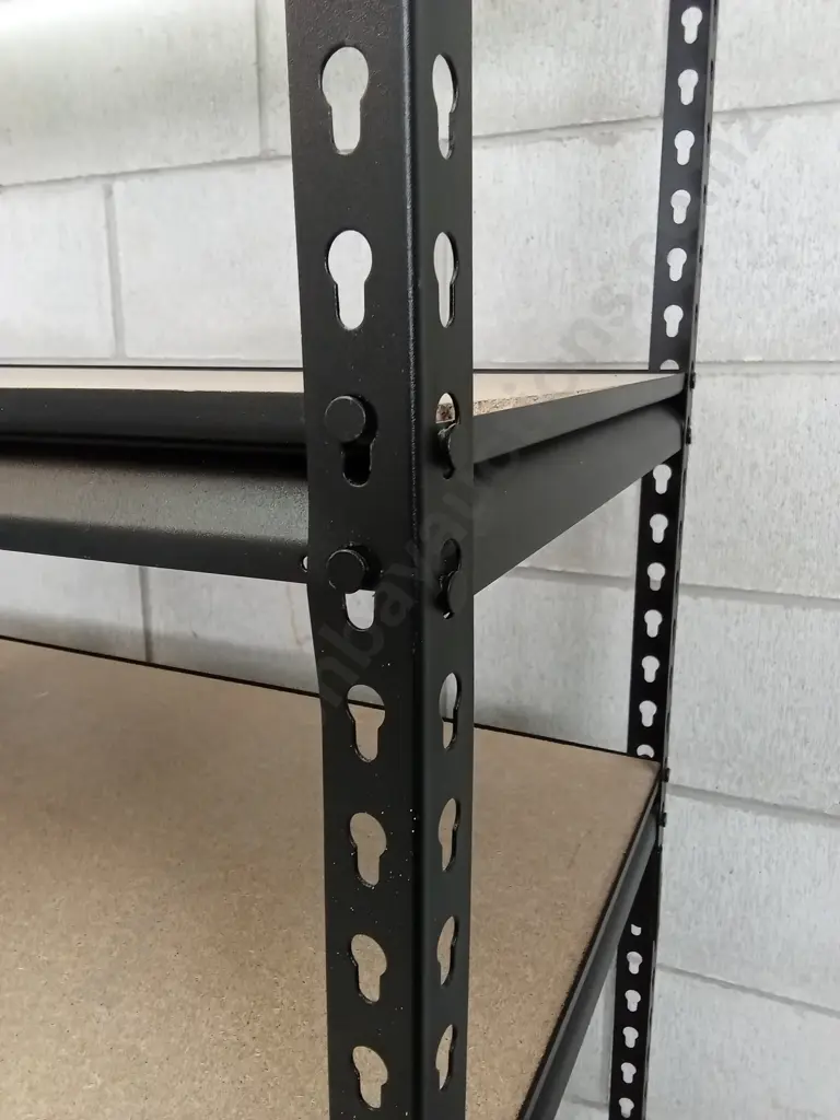 5 TIER GARAGE SHELVING UNIT, H 183CM X W 92CM X D 46CM Image 1++